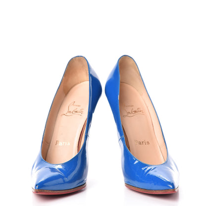Christian Louboutin Patent Lola Pumps 37 Blue 5 of 24
