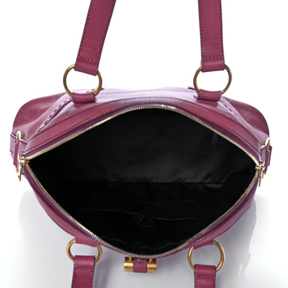 Saint Laurent Calfskin Large Muse Magenta 5 of 13