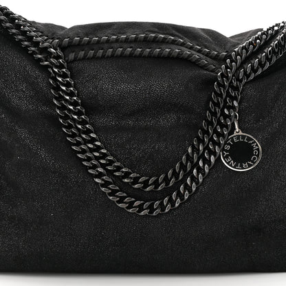 Stella McCartney Shaggy Deer Falabella Fold Over Tote Black 8 of 10