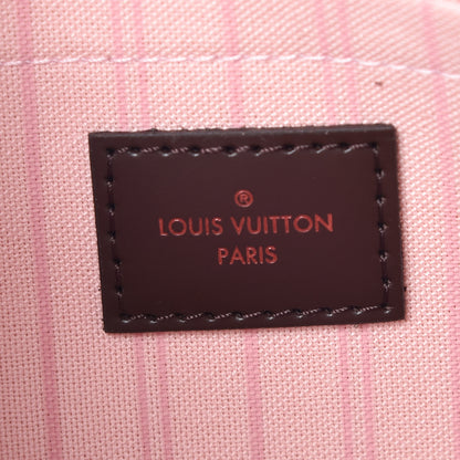 Louis Vuitton Damier Ebene Neverfull MM GM Pochette Rose Ballerine 22 of 24