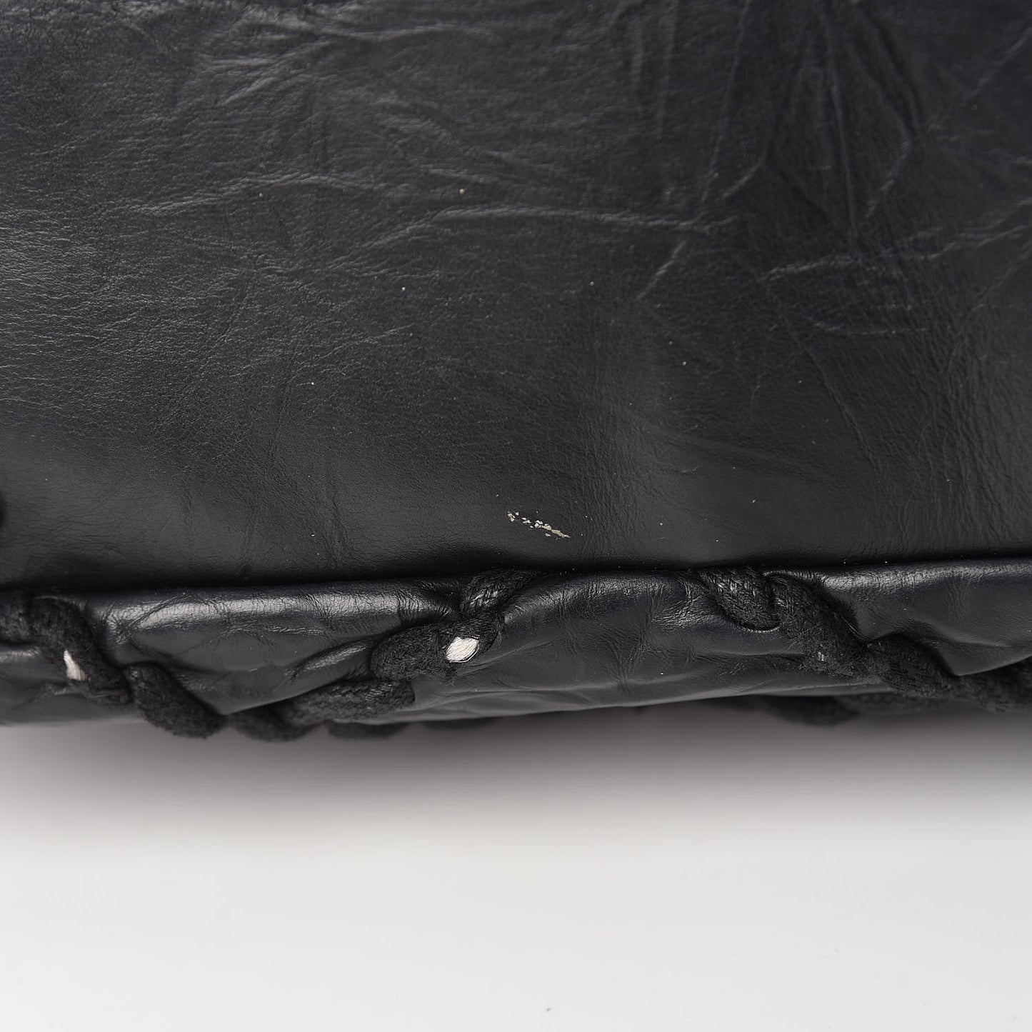 Calfskin Ultra Stitch Tote Black