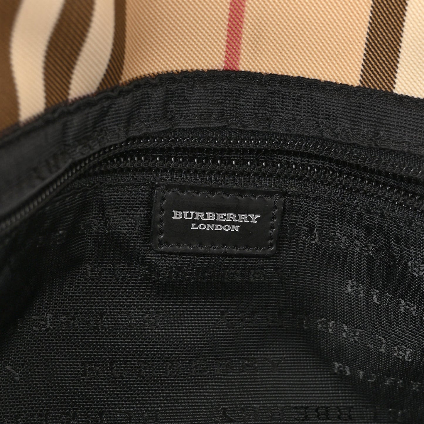 House Check Shoulder Bag Black