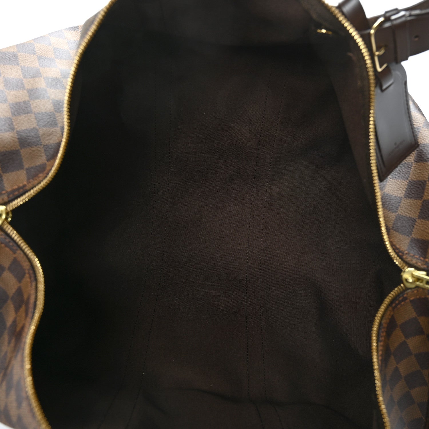 Louis Vuitton Damier Ebene Keepall Bandouliere 55 5 of 10