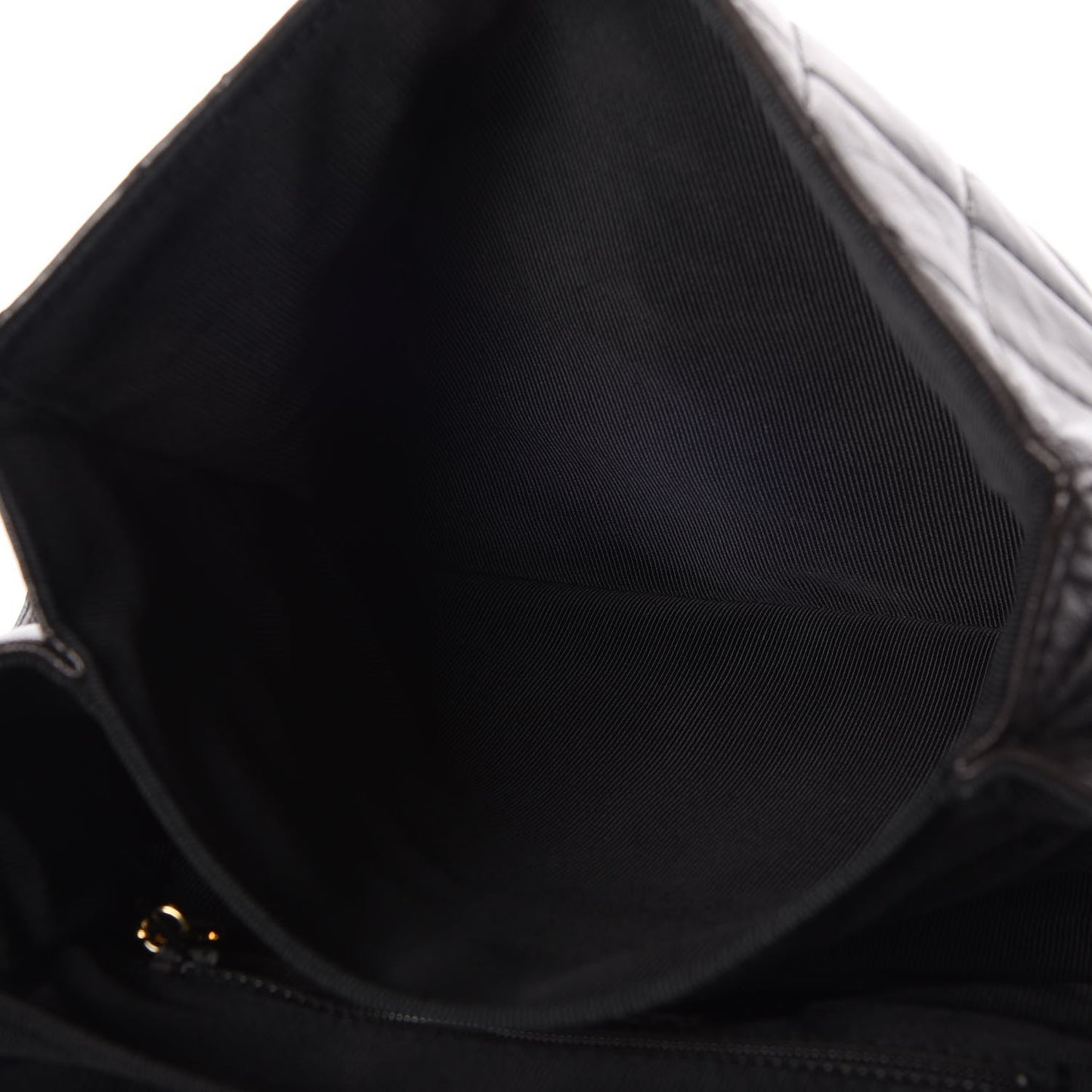 Lambskin Quilted Backpack Black
