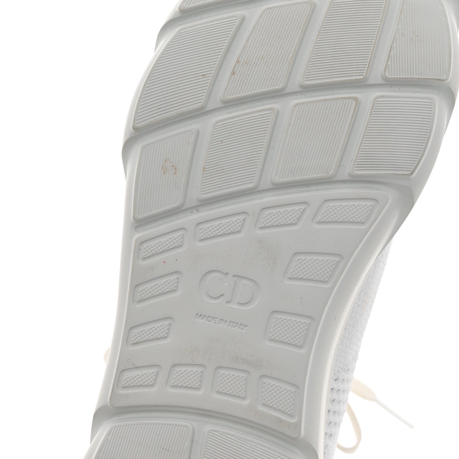 Christian Dior Technical Knit Mens B21 High Top Sneakers White Grey 12 of 13