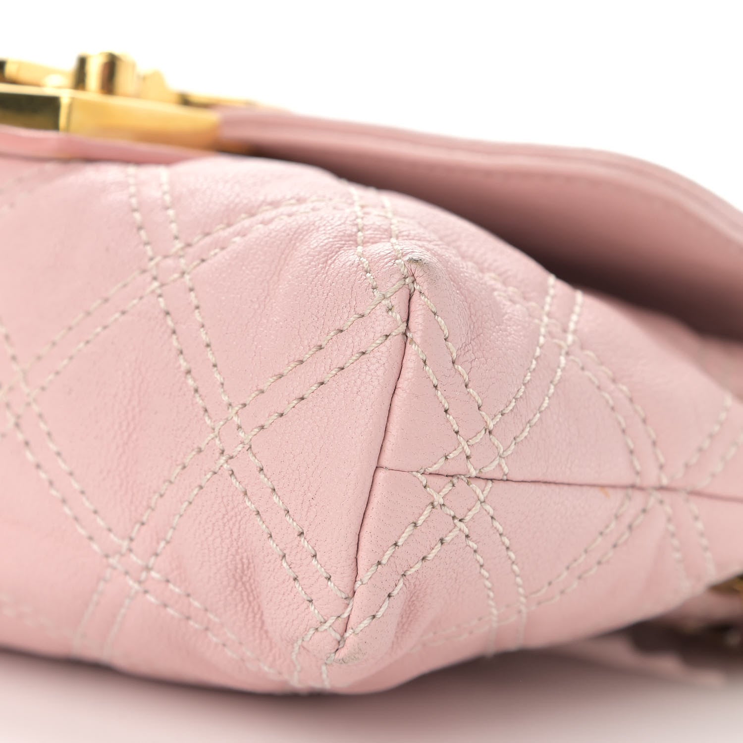 Marc Jacobs Lacquered Lambskin Baroque Single Flap Pink 9 of 12