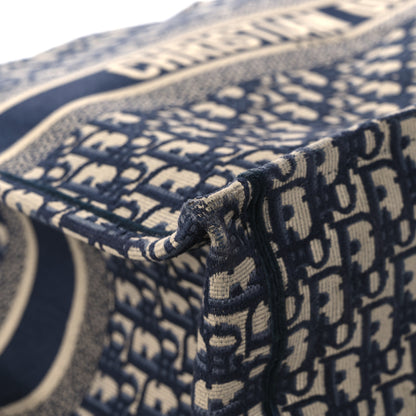 Christian Dior Oblique Large Book Tote Blue Multicolor 11 of 13