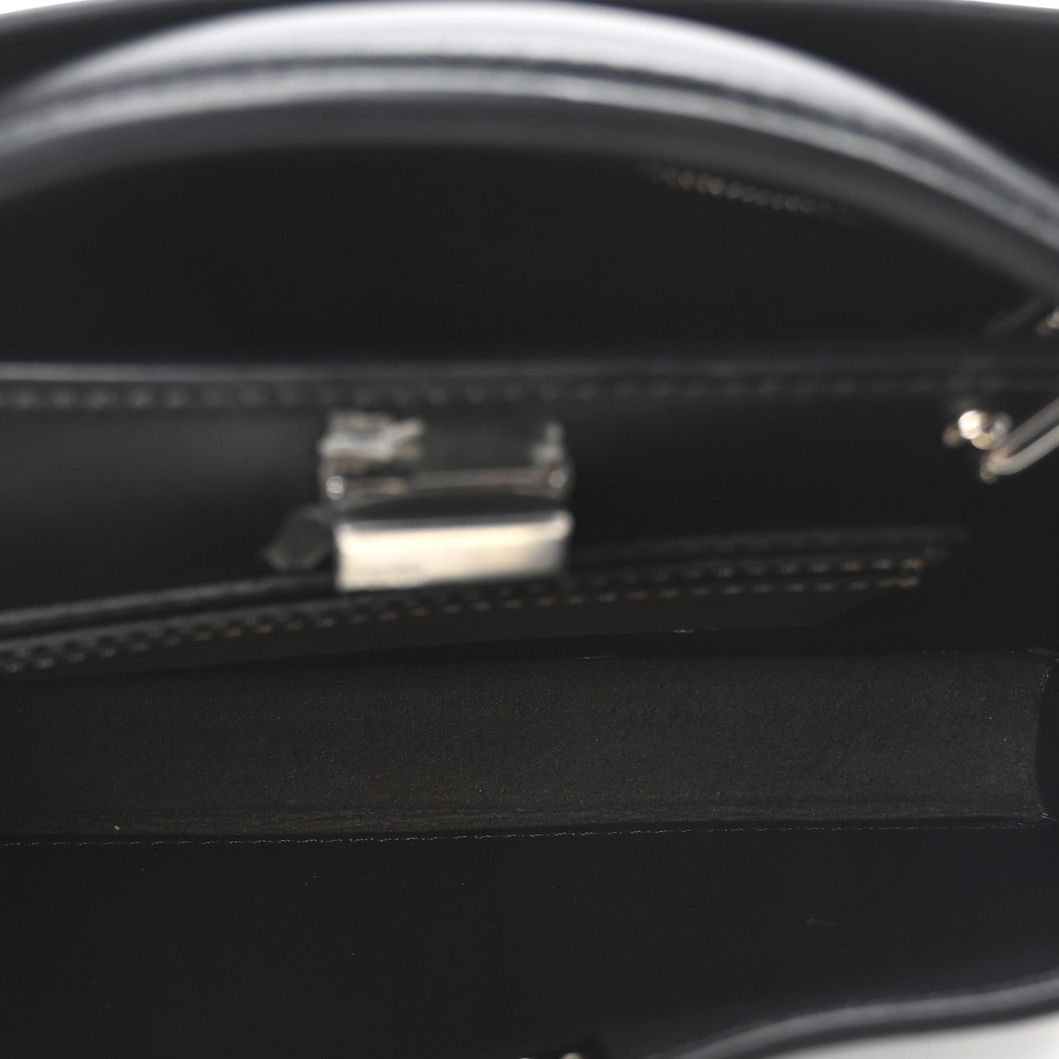 Fendi Eclissi Jacquard Vitello King FF Peekaboo I See U X Cross Satchel Tobacco Moro Black 5 of 9