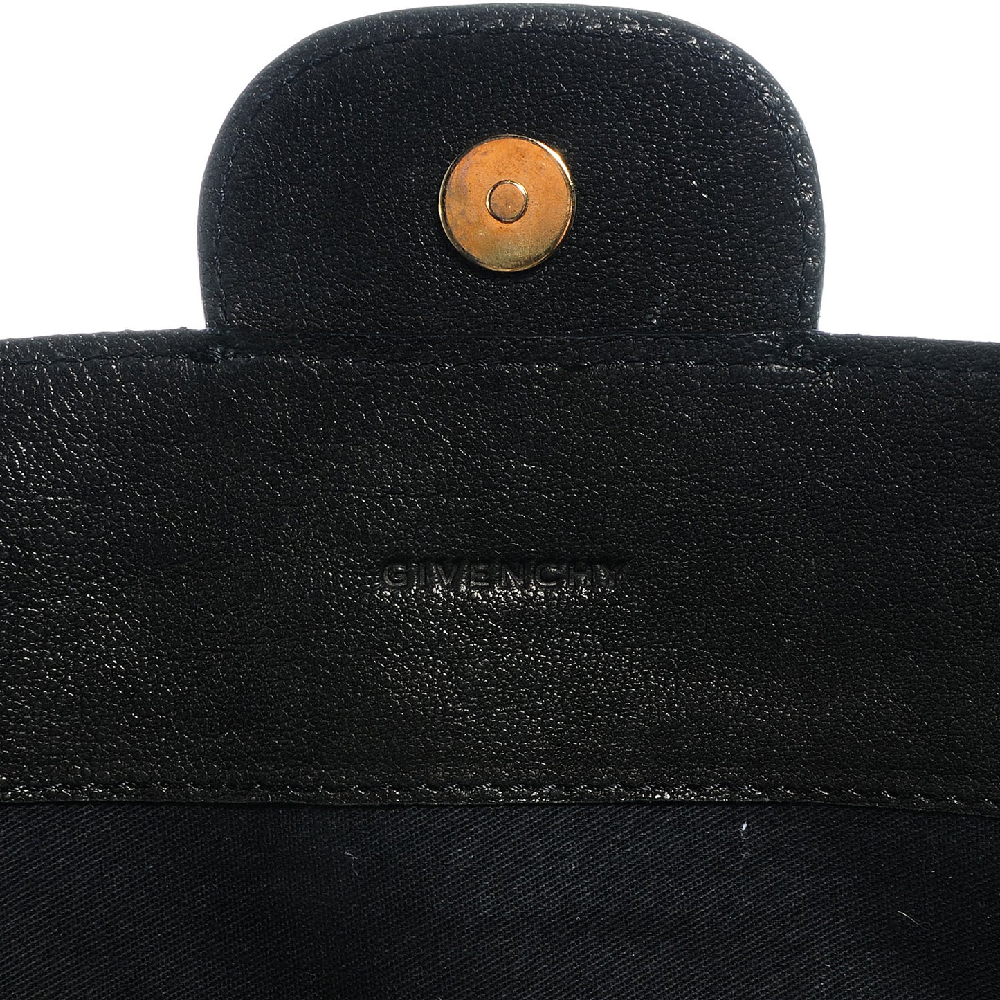 Leather Nightingale Clutch Black