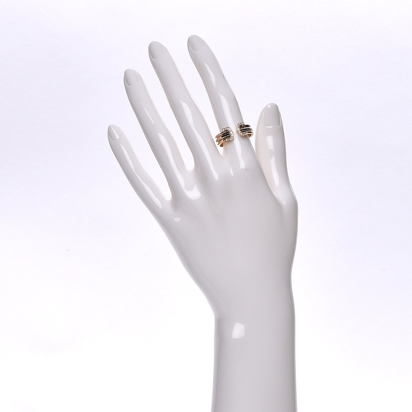 18K Pink Yellow White Gold Diamond C De Ring 55 7
