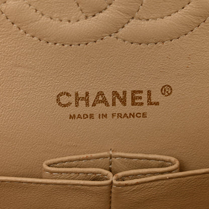 Chanel Caviar Quilted Medium Double Flap Beige 7 of 12
