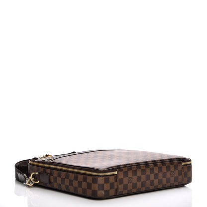 Louis Vuitton Damier Ebene Porte Ordinateur Sabana NM Computer Case 5 of 10
