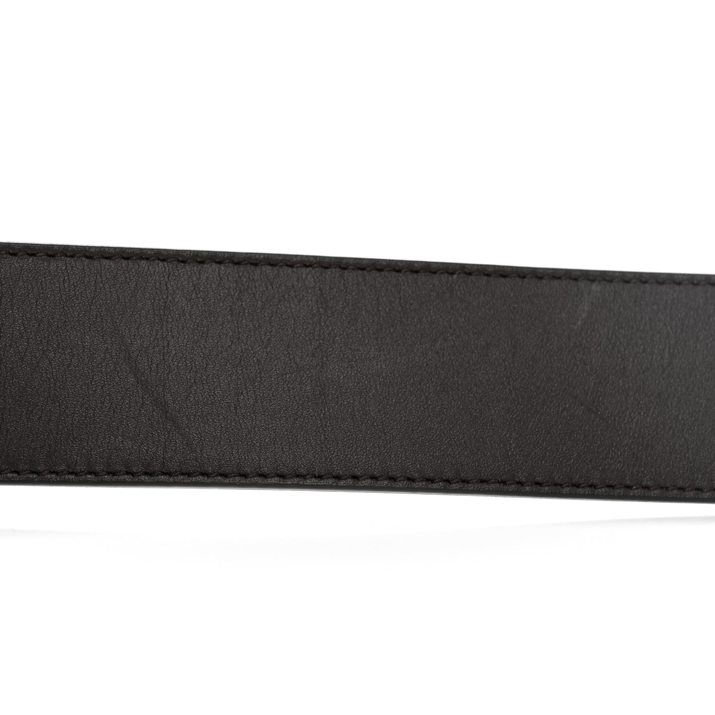 Moon Calfskin Double G 40mm Belt 95 38 Dark Cocoa