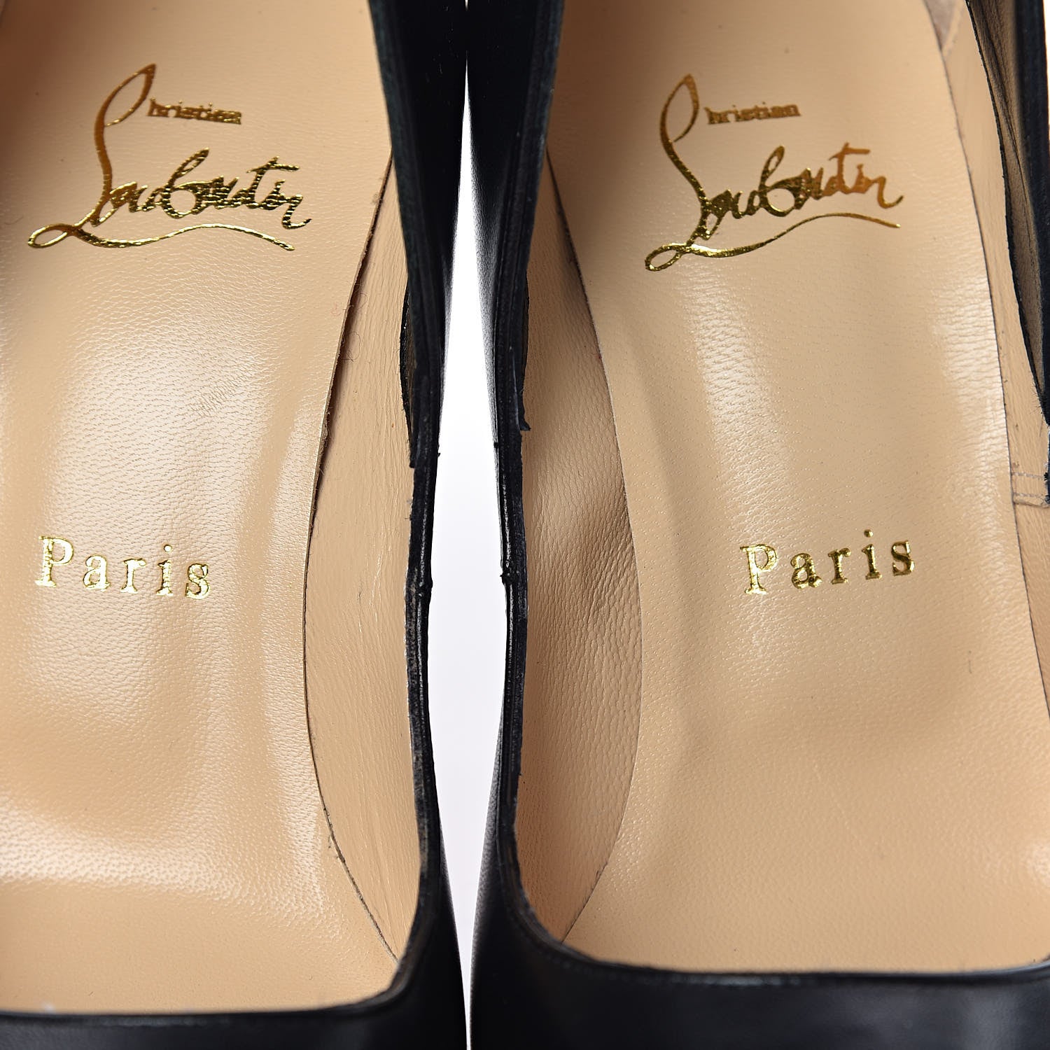 Christian Louboutin Shiny Nappa Victorina 100 Pumps 35.5 Black 10 of 14