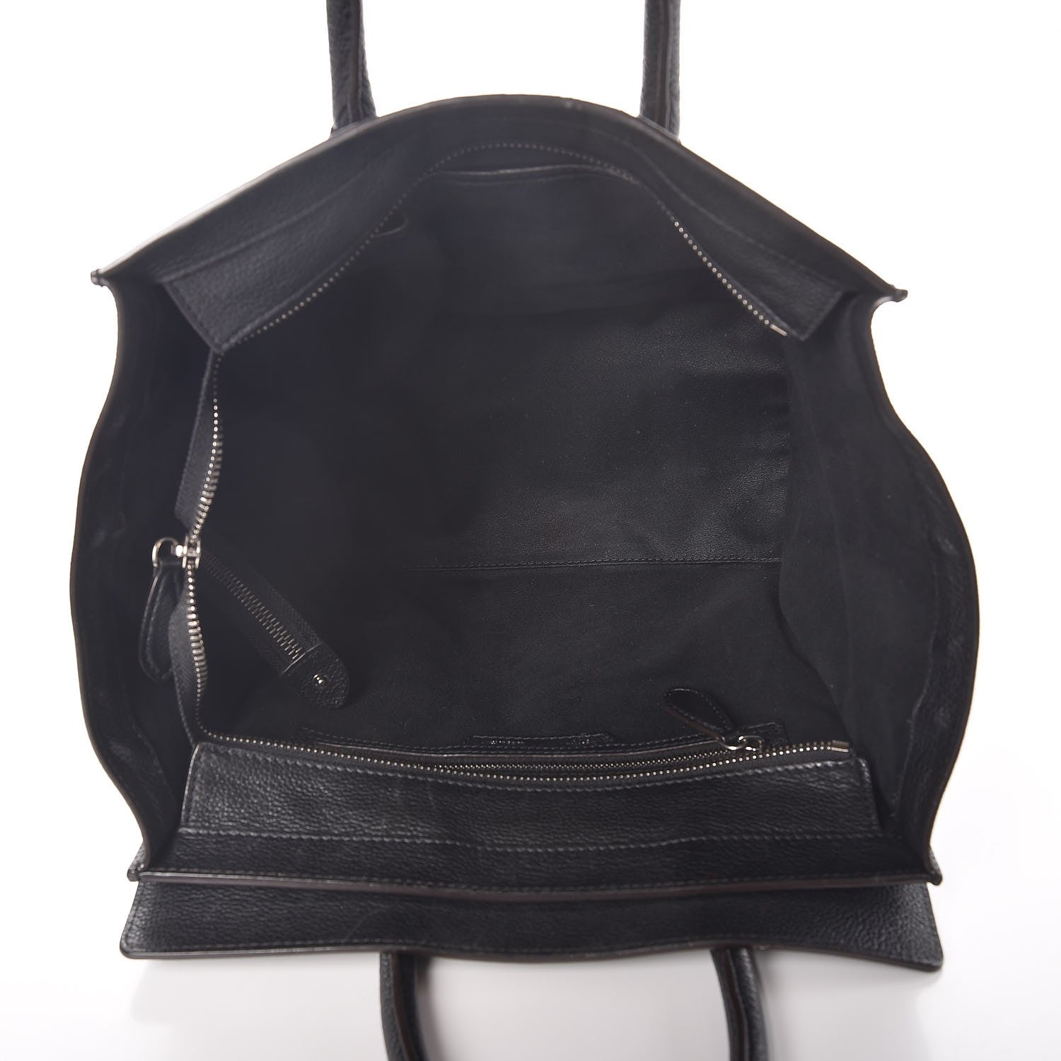 Celine Drummed Calfskin Mini Luggage Black 5 of 13