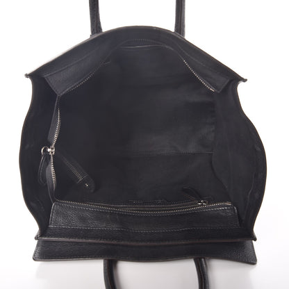 Celine Drummed Calfskin Mini Luggage Black 5 of 13