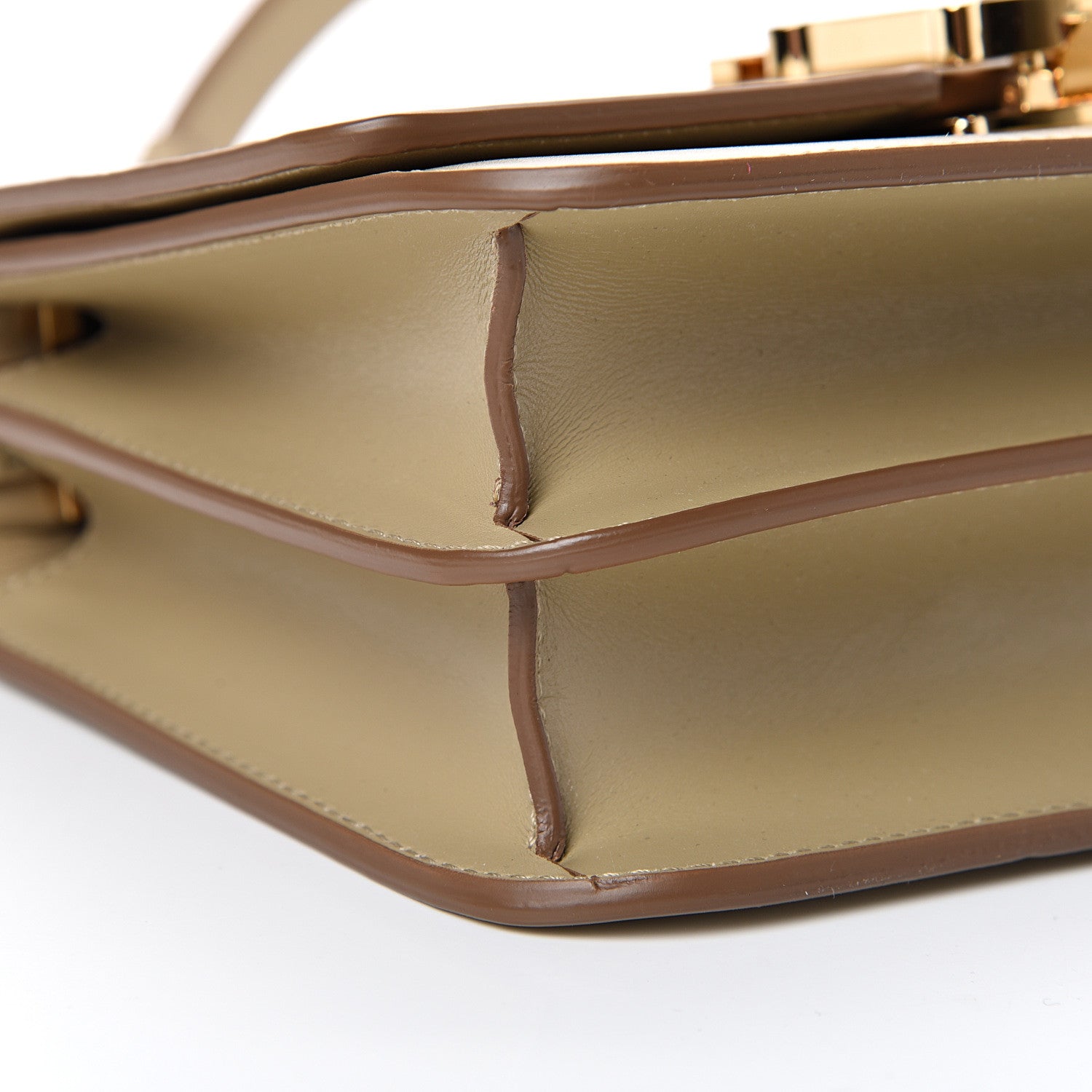Burberry Calfskin Small TB Bag Honey 7 of 9