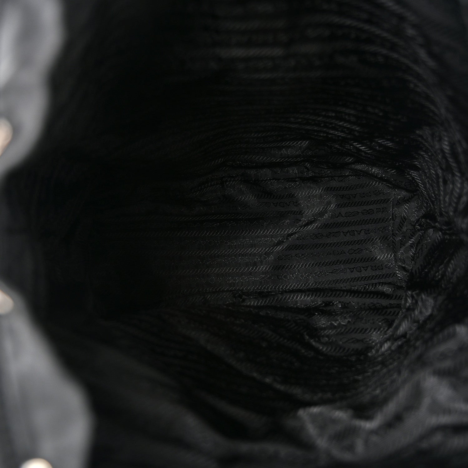 Prada Tessuto Nylon Vela Cinch Backpack Black 5 of 10