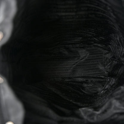 Prada Tessuto Nylon Vela Cinch Backpack Black 5 of 10