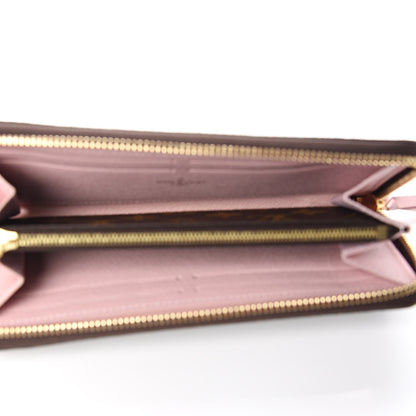 Louis Vuitton Monogram Clemence Wallet Rose Ballerine 5 of 7