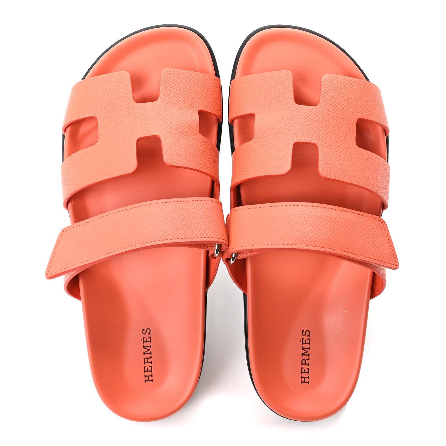 Hermes Epsom Womens Chypre Sandals 40 Rose Sorbet 2 of 10