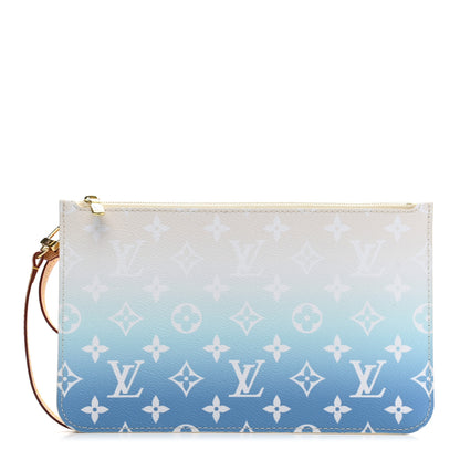 Louis Vuitton Monogram By The Pool Neverfull MM Pochette Blue 1 of 6