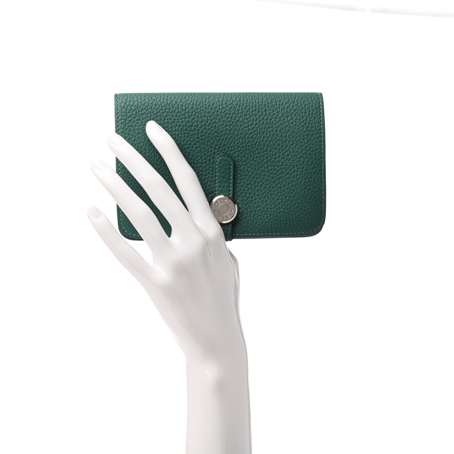 Togo Dogon Compact Wallet Malachite