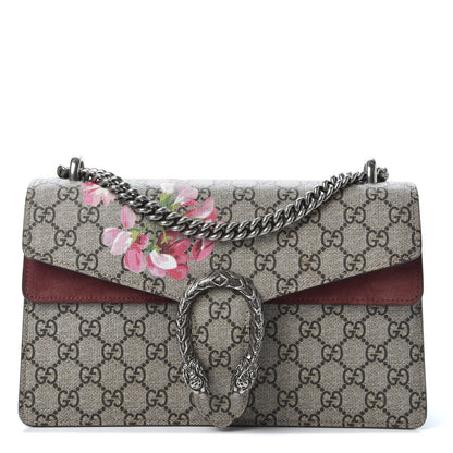 Gucci GG Supreme Monogram Blooms Small Dionysus Shoulder Bag Beige Multicolor Dry Rose 1 of 9