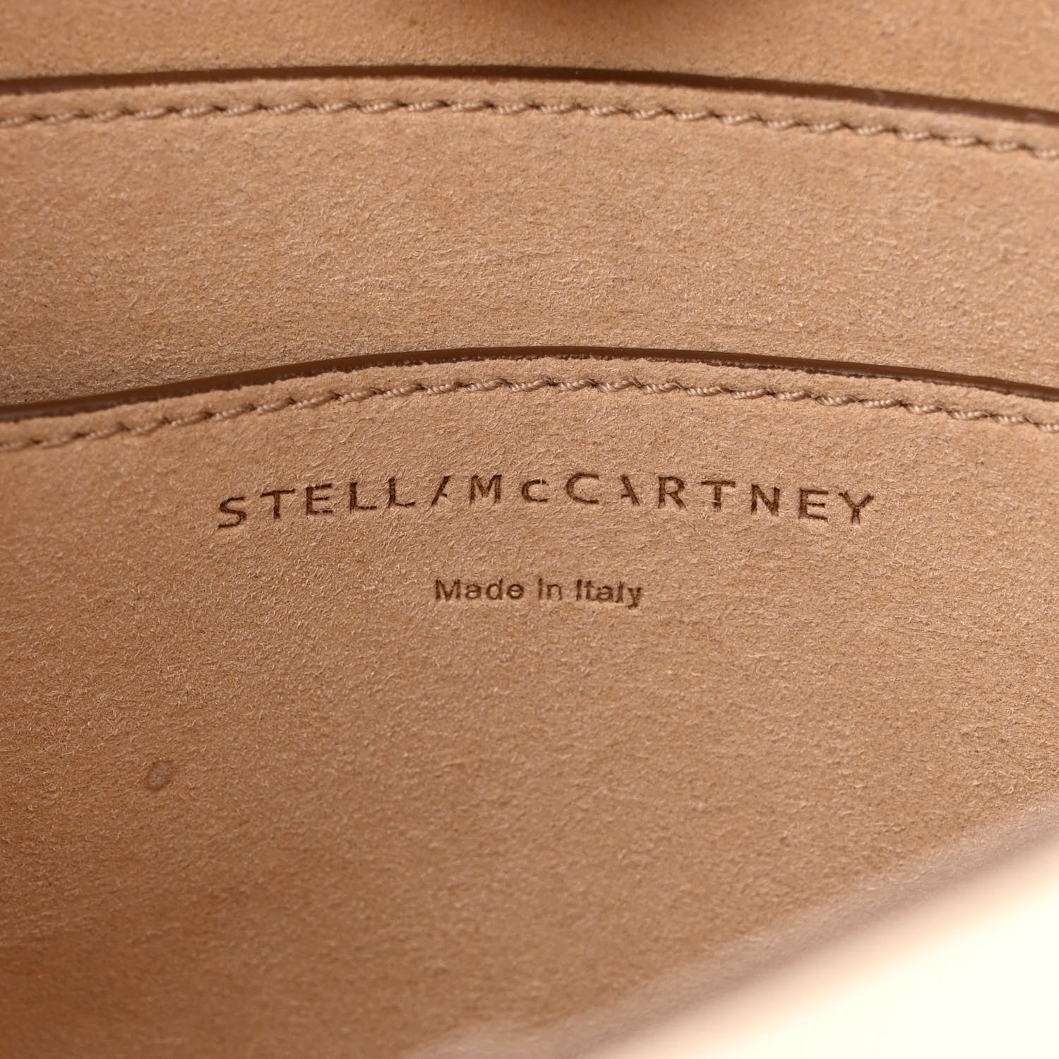 Stella McCartney Eco Alter Nappa Perforated Logo Mini Crossbody Beige 6 of 10