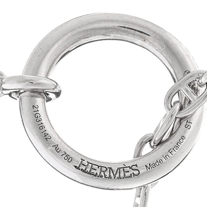 Hermes 18K White Gold Diamond New Farandole Pendant Necklace ST 4 of 5