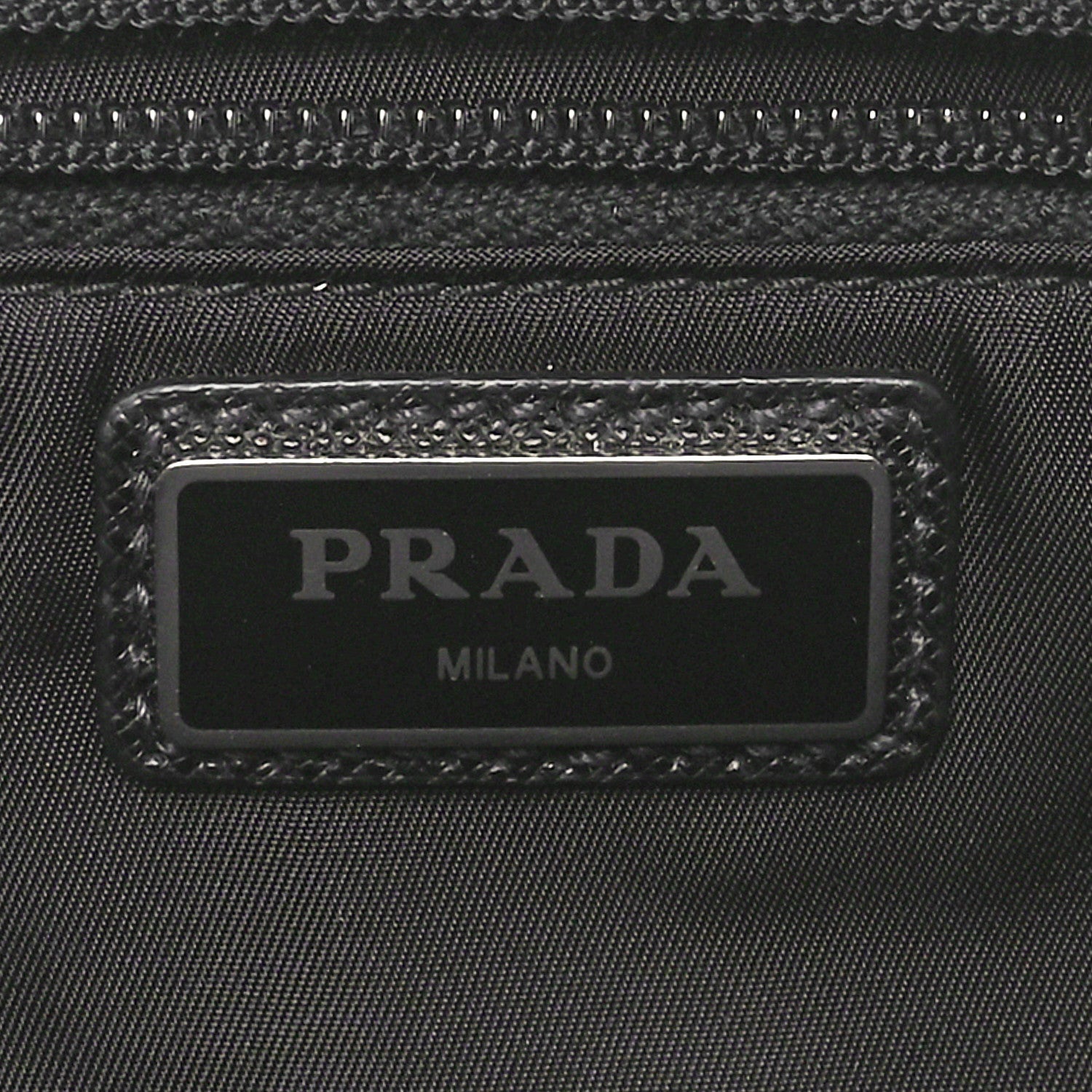 Prada Tessuto Nylon Belt Bag Black 6 of 9