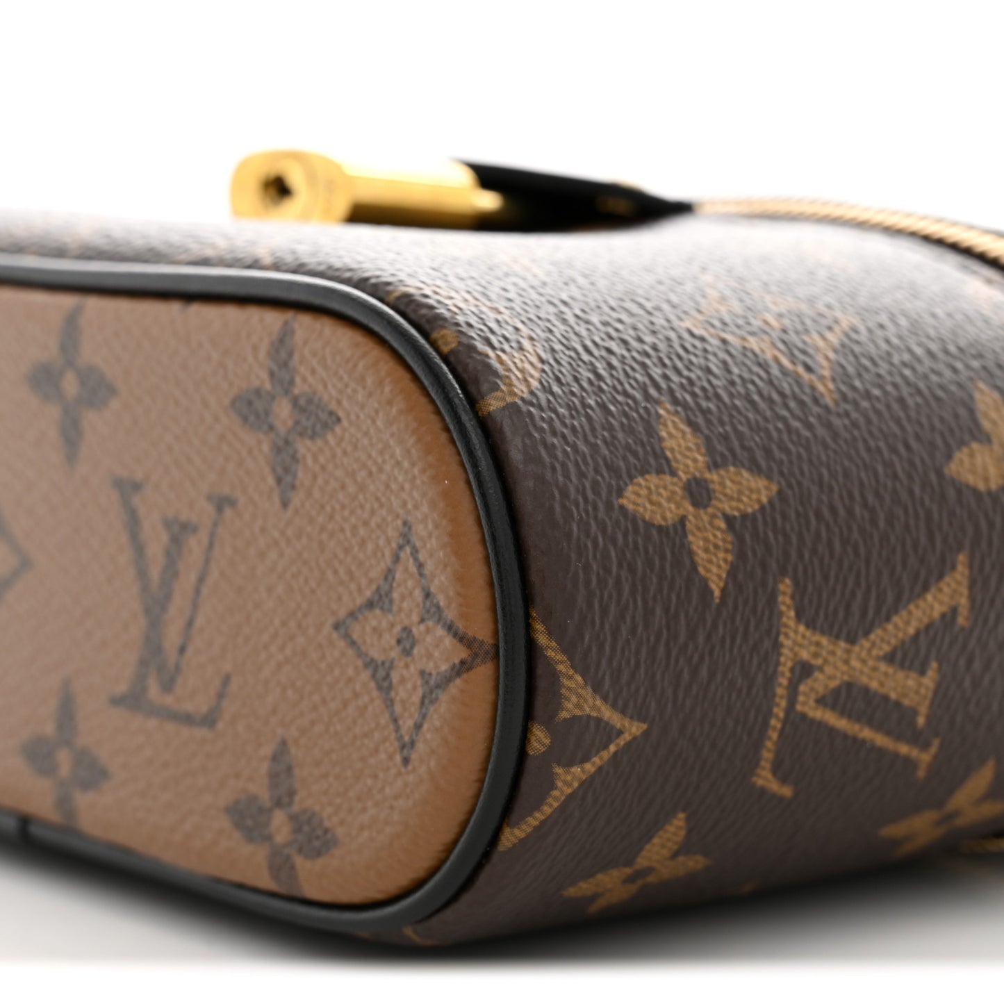 Reverse Monogram Vanity Chain Pouch