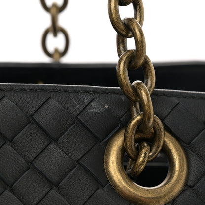 Bottega Veneta Nappa Intrecciato Medium Classic Chain Strap Tote Black 13 of 13