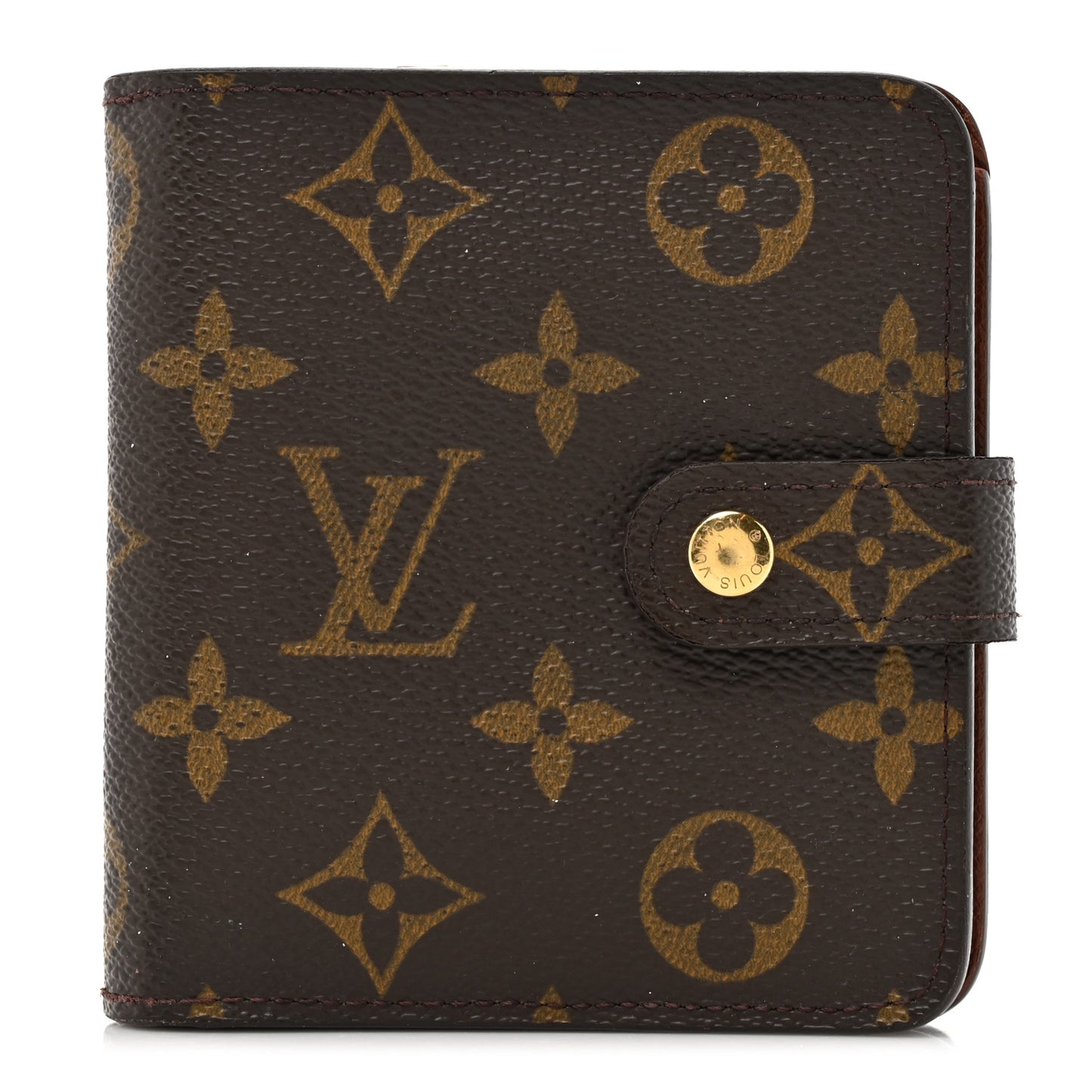 Monogram Compact Zippe Zipped Wallet