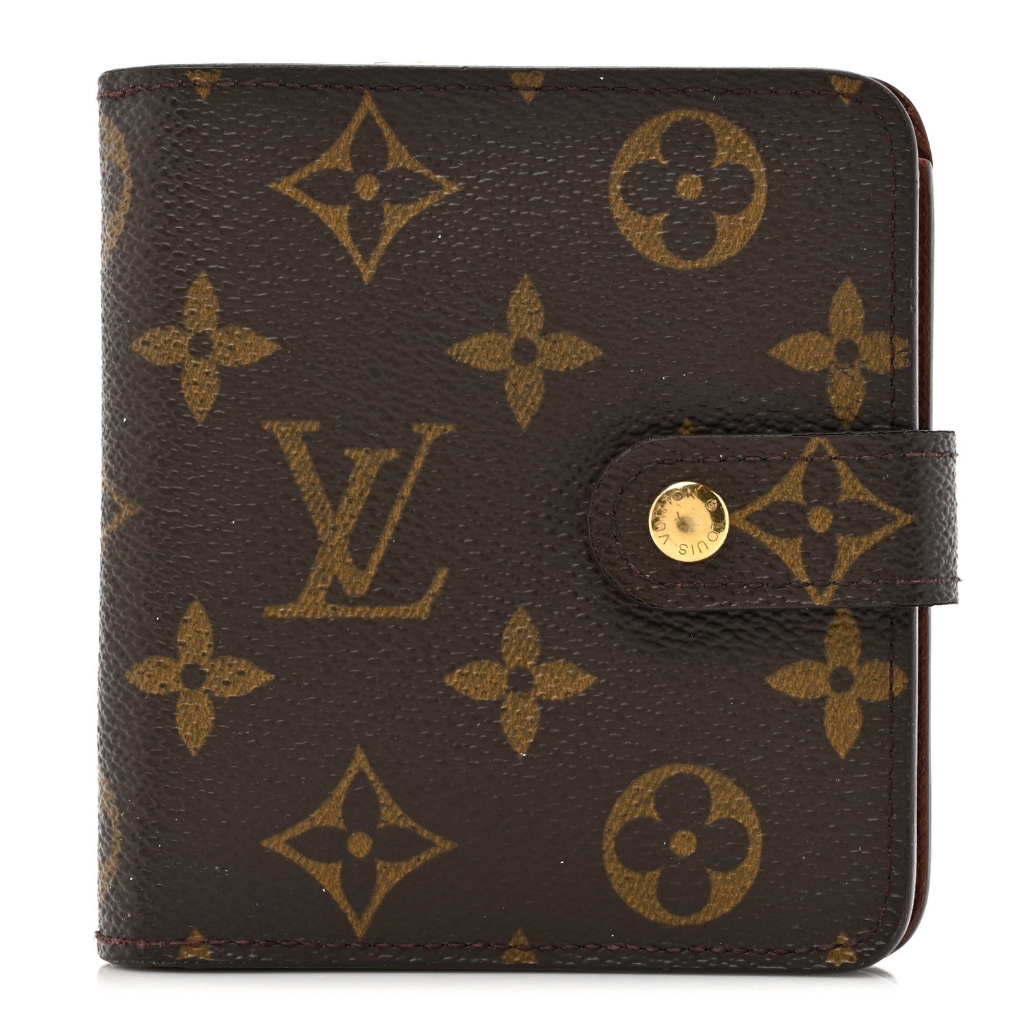 Louis Vuitton Monogram Compact Zippe Zipped Wallet 1 of 11