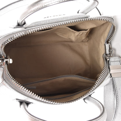 Givenchy Metallic Sugar Goatskin Small Antigona Silver 6 of 12