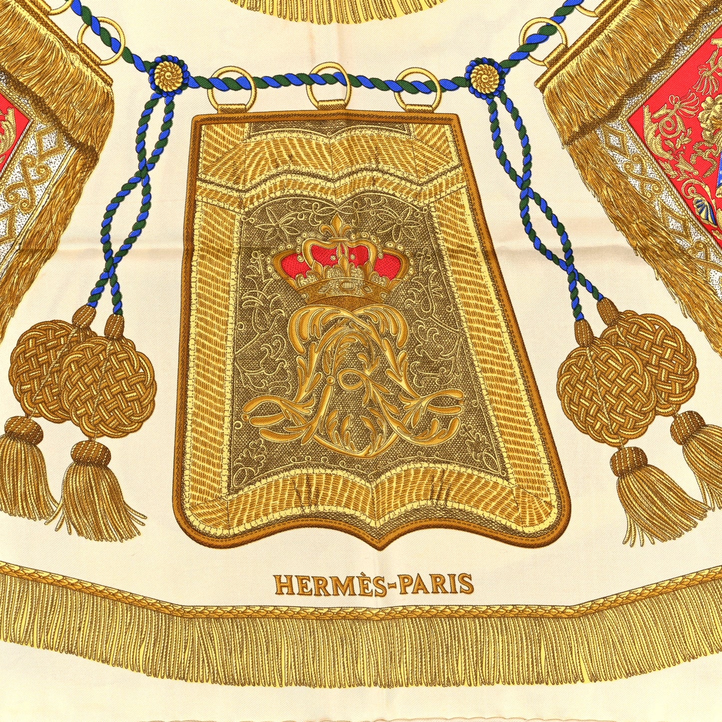 Silk Poste et Cavalerie Scarf 90