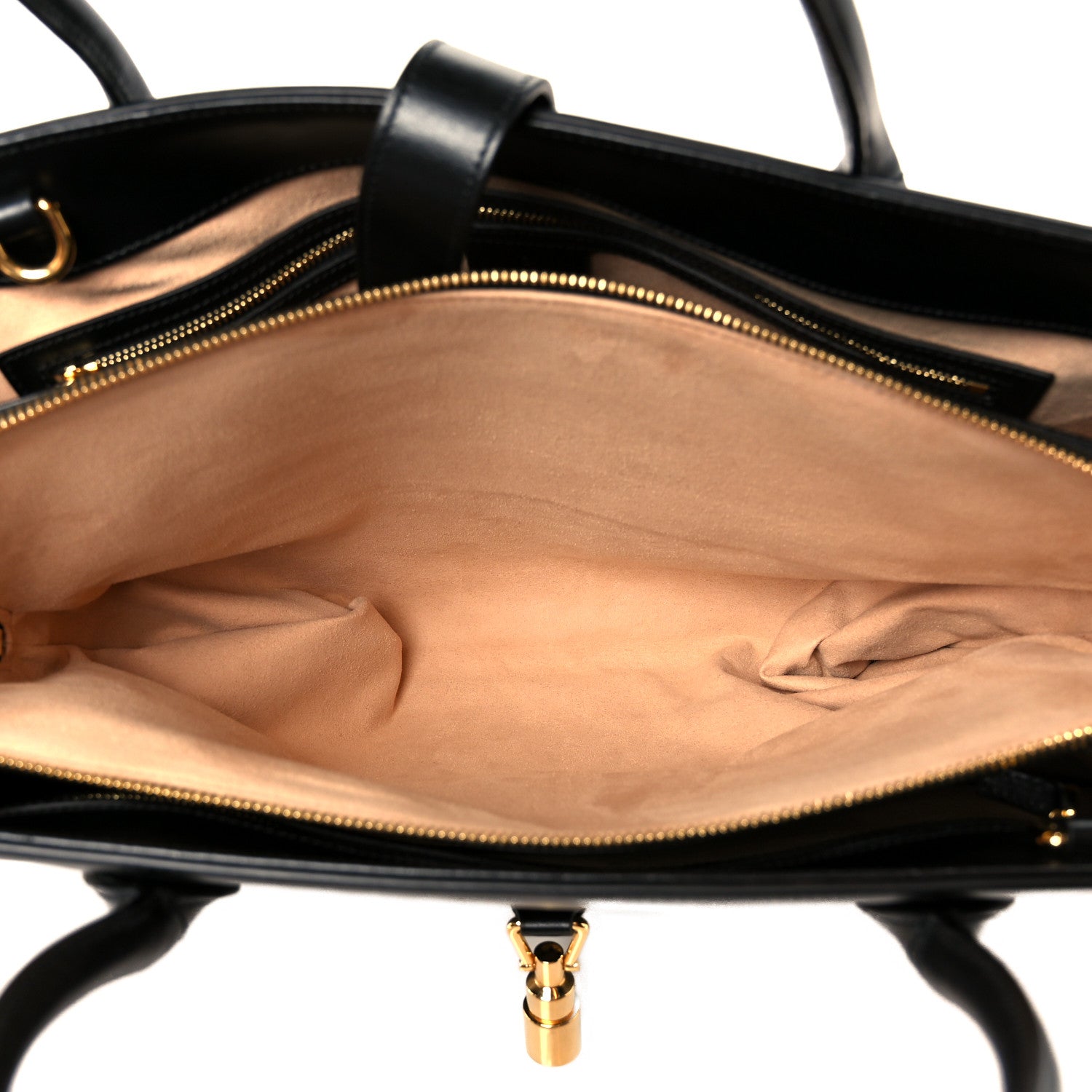 Gucci Boarded Plutone Calfskin Large Jackie 1961 Tote Black 5 of 13
