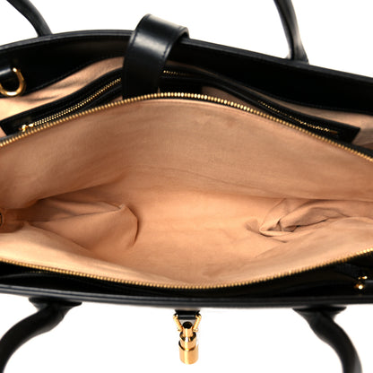 Gucci Boarded Plutone Calfskin Large Jackie 1961 Tote Black 5 of 13