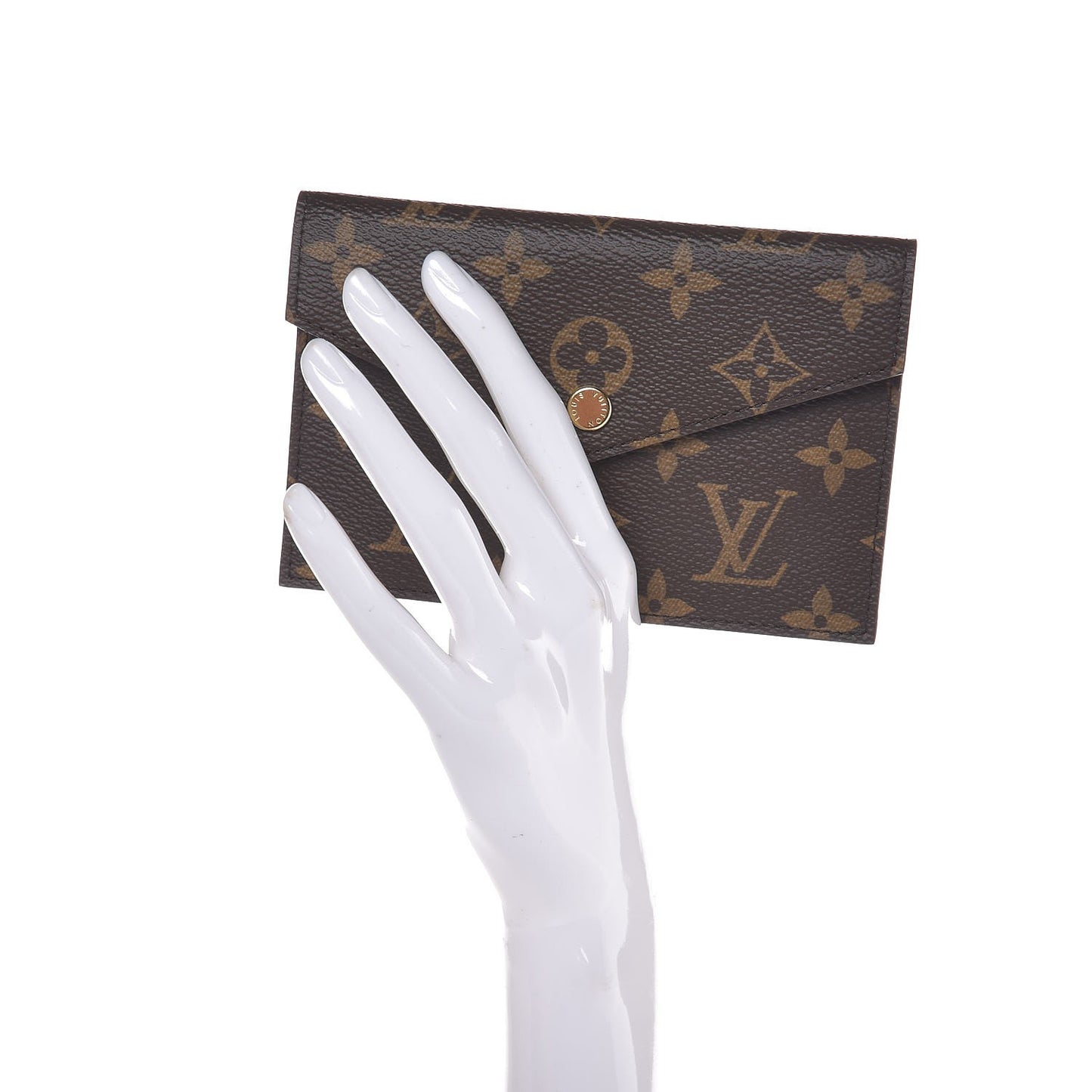 Monogram Daily Organizer Envelope Insert Red