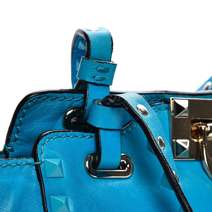 Valentino Garavani Vitello Monochrome Mini Rockstud Tote Parrot 12 of 12