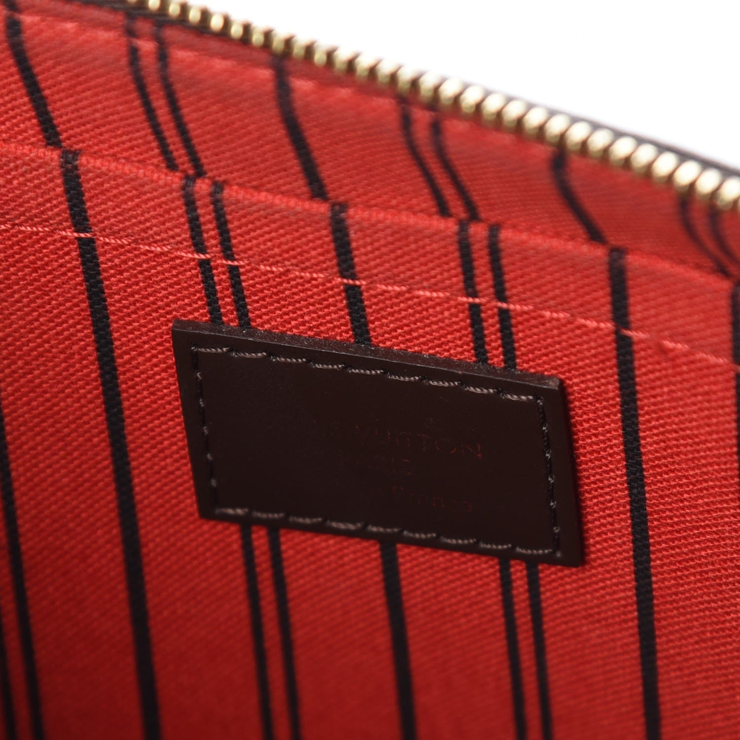 Louis Vuitton Damier Ebene Neverfull MM GM Pochette 6 of 7