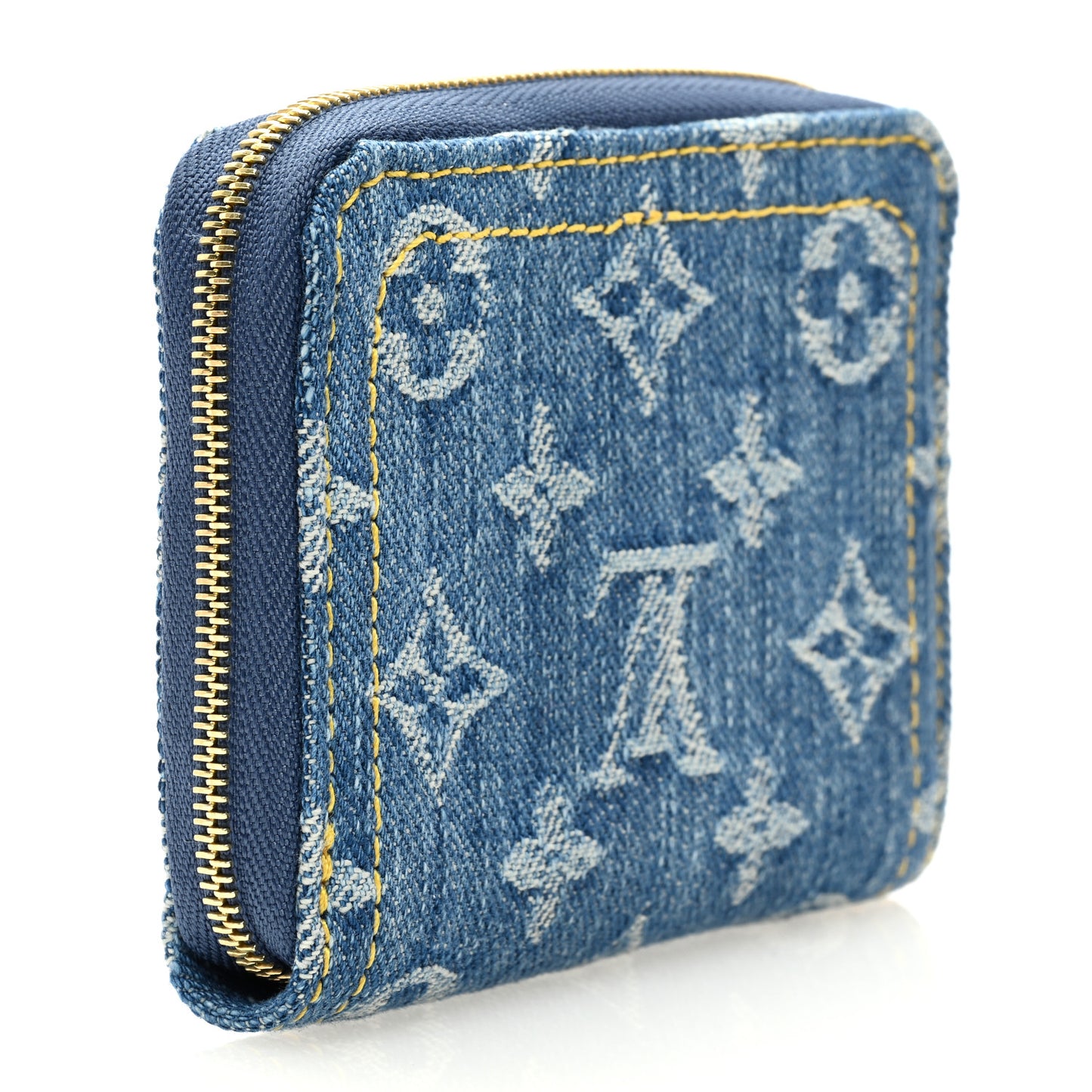 Denim Monogram New LV Remix Lou Wallet Blue