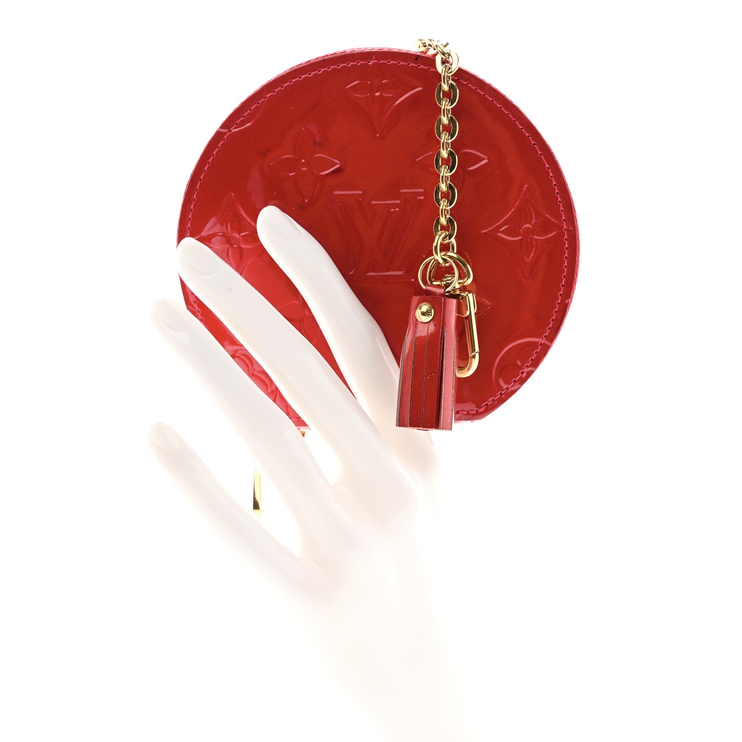Louis Vuitton Vernis Chapeau Coin Purse Pomme D'Amour 2 of 15
