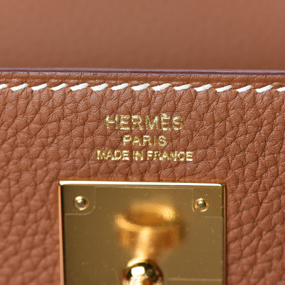 Hermes Togo Kelly Retourne 28 Gold 10 of 41
