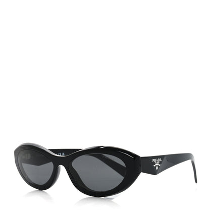 Prada Acetate Oval Sunglasses SPR 26Z Black 1 of 7