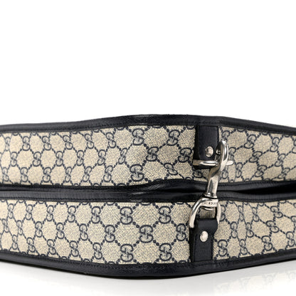 Gucci GG Supreme Monogram Web Savoy Garment Bag Beige Blue 9 of 9