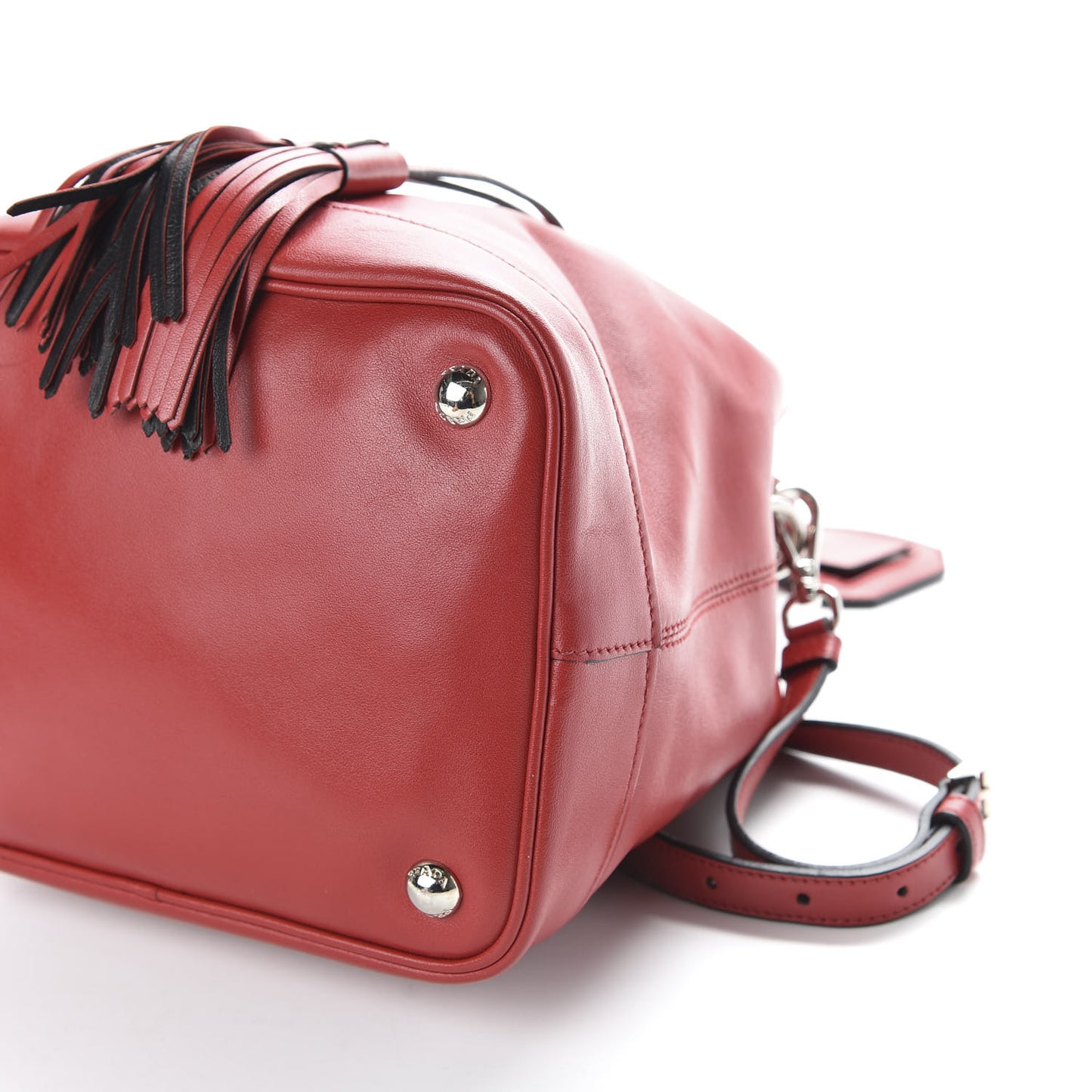Soft Calfskin Bucket Bag Fuoco