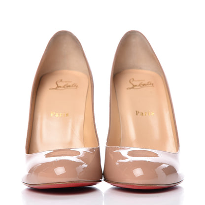 Christian Louboutin Patent Fifille 100 Pumps 39.5 Nude 2 of 9