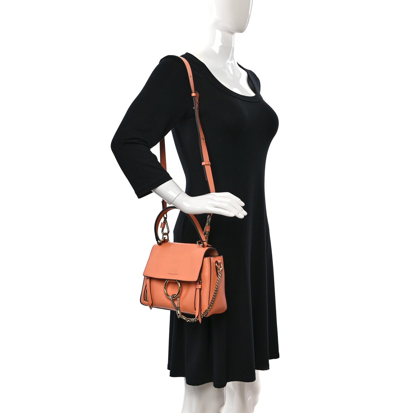 Calfskin Mini Faye Day Shoulder Bag Canyon Sunset
